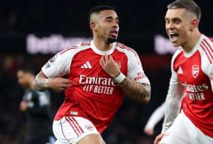 Gabriel Jes&uacute;s anot&oacute; el cuarto gol del Arsenal