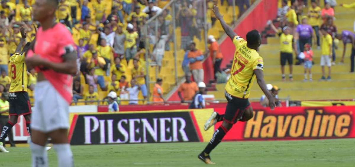 Marcos Caicedo anot&oacute; el primer gol del '&iacute;dolo'.