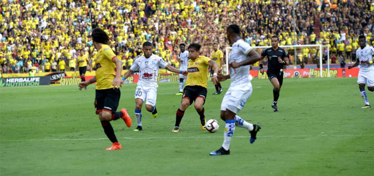 Barcelona y Delf&iacute;n se enfrentaron el 21 de abril en el estadio Monumental por la fecha 10 de la LigaPro. Los &ldquo;toreros&rdquo; ganaron 3-1.