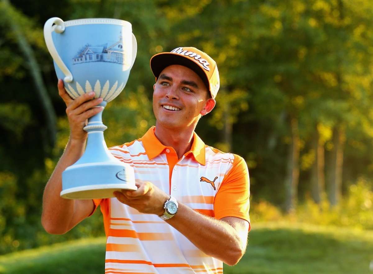 Fowler anul&oacute; un d&eacute;ficit de tres golpes a ocho hoyos en la &uacute;ltima jornada de la PGA Deutsche Bank Championship. Foto: AFP