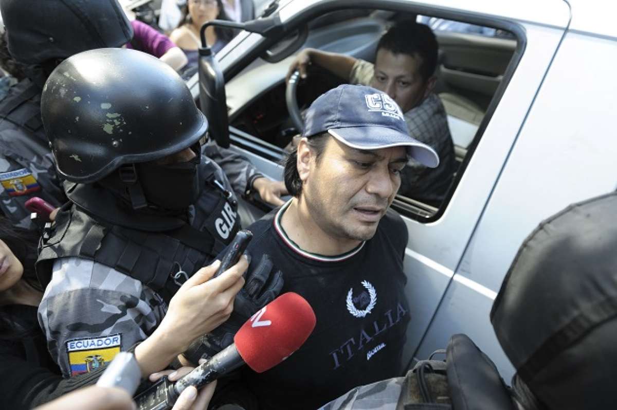 Carlos Figueroa fue detenido el martes al norte de Quito. Foto: John Guevara/ EL TEL&Eacute;GRAFO