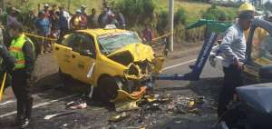 Paul R., conductor del taxi de la Cooperativa 27 de Septiembre falleci&oacute; en el accidente.