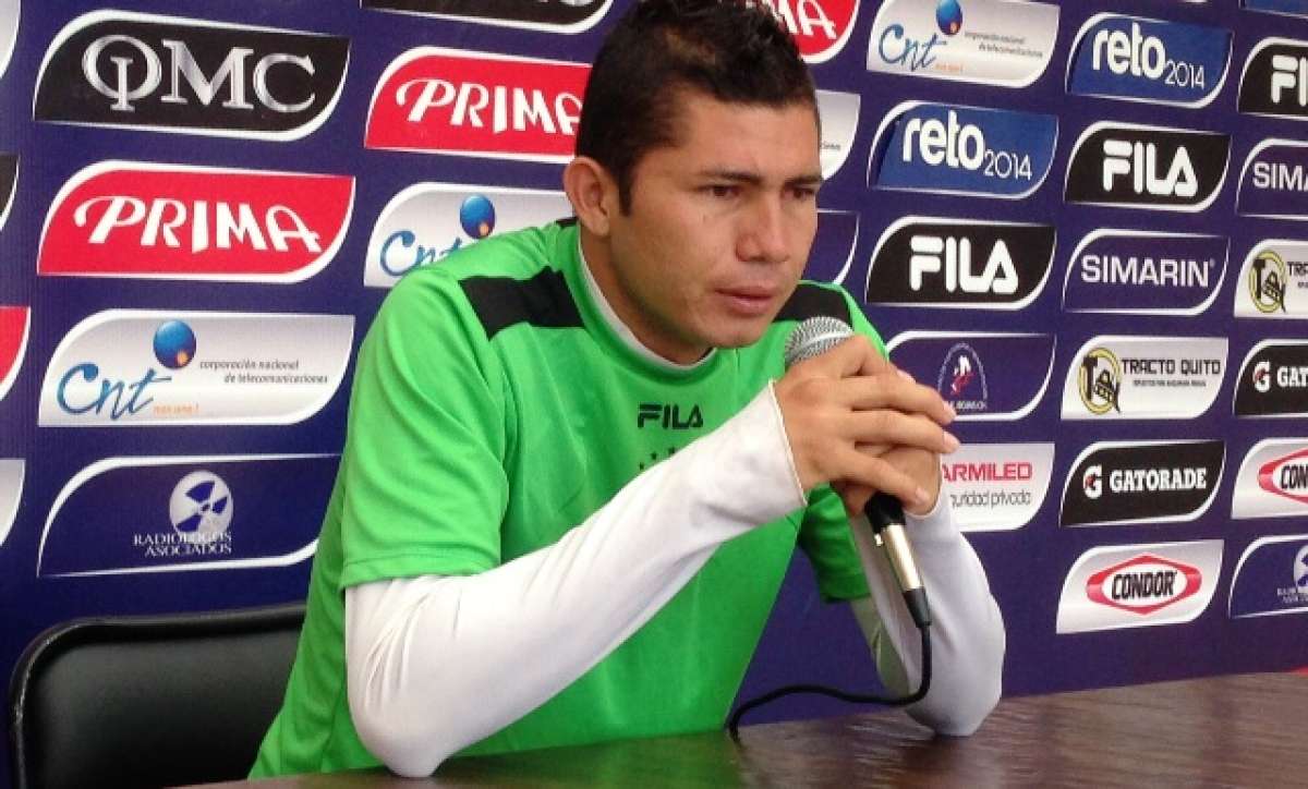 Rojas milit&oacute; en Deportivo Quito a inicios de esta temporada. Foto: Tomada de deportivoquito.com