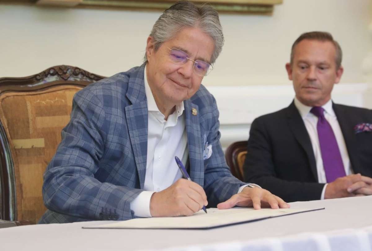 El presidente Guillermo Lasso celebró las reformas implementadas a la Ley de Comunicación. 