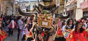 La imagen del demonio es de las m&aacute;s utilizadas durante las festividades campesinas e ind&iacute;genas, por su carga aleccionadora para la gente.