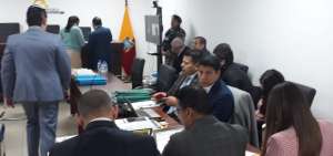 La diligencia se instal&oacute; en el Complejo Judicial, en Quito.