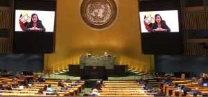 La vicepresidenta Mar&iacute;a Alejandra Mu&ntilde;oz intervino en la Reuni&oacute;n de Alto Nivel a cargo de la ONU.