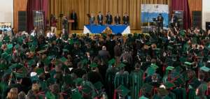 La ceremonia de graduaci&oacute;n de los docentes se realiz&oacute; en el Colegio T&eacute;cnico Don Bosco en Quito.