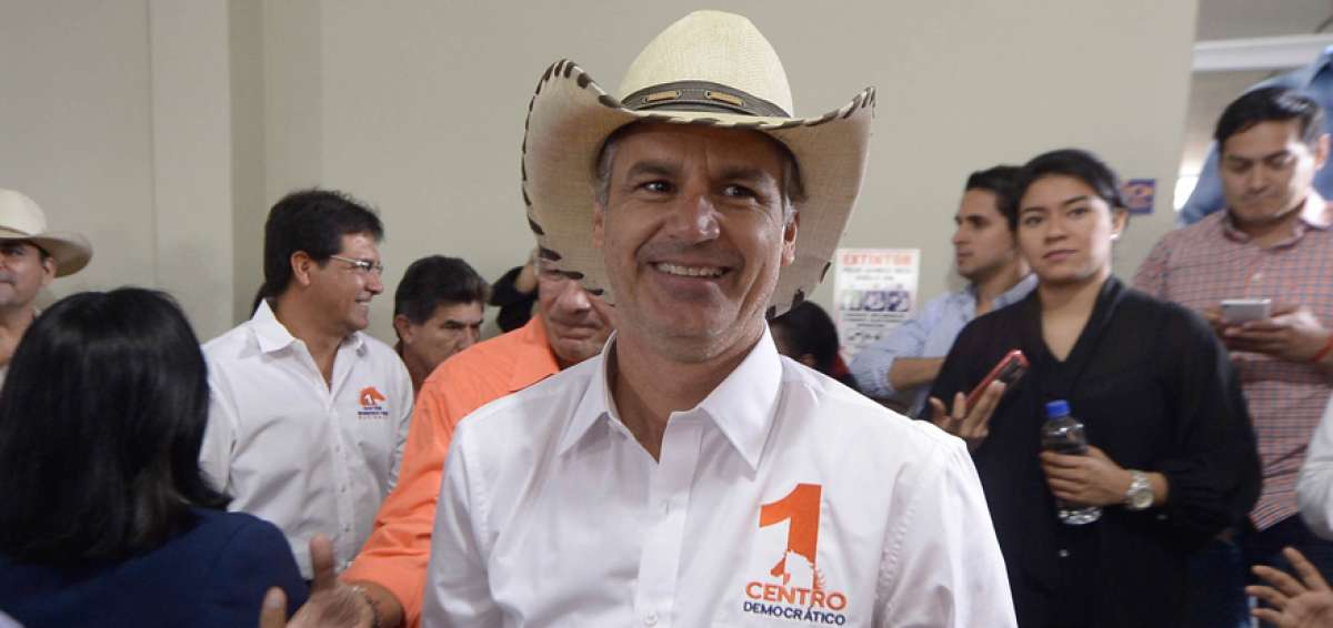 Pa&uacute;l Olsen Pons, precandidato por el movimiento Centro Democr&aacute;tico.