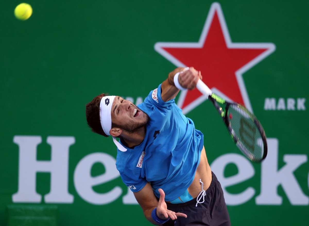 Jiri Vesely logr&oacute; su primer t&iacute;tulo ATP con 21 a&ntilde;os y venciendo a 2 tenistas top 20. Foto: AFP