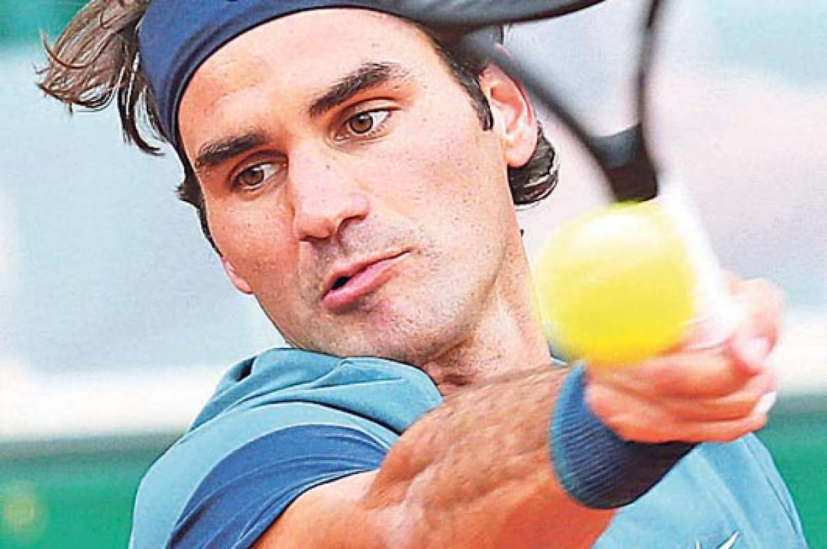 Roger celebr&oacute; tras eliminar en el Masters de Montecarlo al campe&oacute;n defensor, Djokovic. Foto: afp
