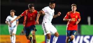 Argentina empata ante Espa&ntilde;a en su debut del Mundial sub 17