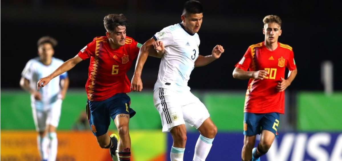 Argentina empata ante Espa&ntilde;a en su debut del Mundial sub 17