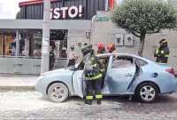 Las alertas por hechos de violencia continúan en Quito: un carro se incendió en Monteserrín.