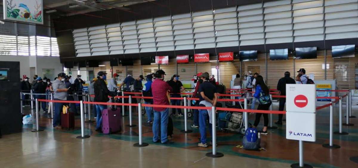 Las aerol&iacute;neas estaban trabajando con el 30% de frecuencias, seg&uacute;n las disposiciones del COE nacional. Desde el 1 de agosto aumentar&aacute;n al 50%.       