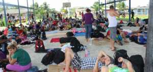 Miles de migrantes cubanos que buscan llegar a Estados Unidos estaban varados.