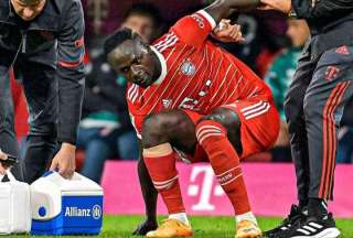 Sadio Mané se lesionó y prendió las alarmas de Senegal