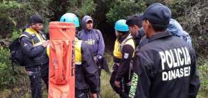 Excursionistas perdidos en zona monta&ntilde;osa de Sucumb&iacute;os fueron rescatados