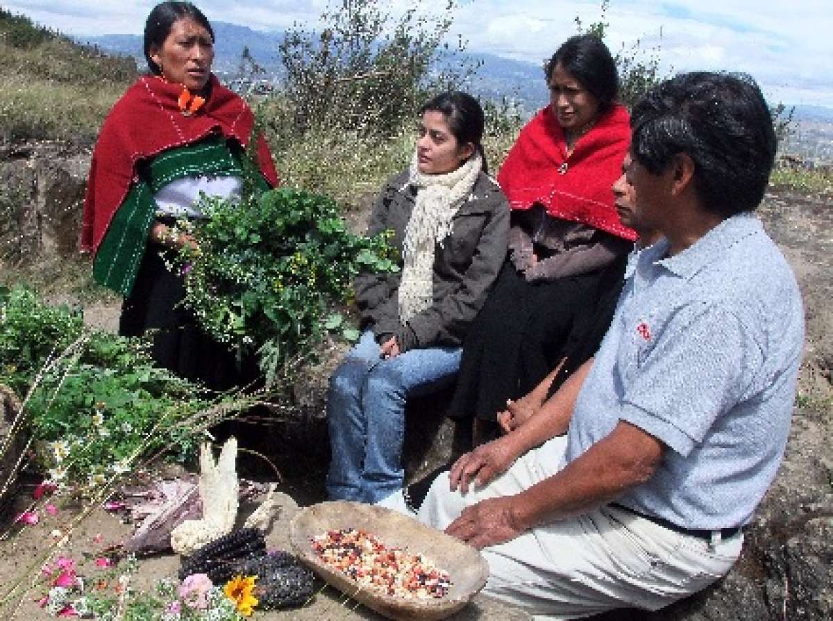 Salasaka, parroquia rural del cant&oacute;n Pelileo y ubicada a 15 minutos de Ambato, es conocida a nivel nacional por la excelente calidad de sus artesan&iacute;as, telares antiguos y sus tradicionales hilanderas. Foto: Roberto Ch&aacute;vez / El Tel&eacute;grafo