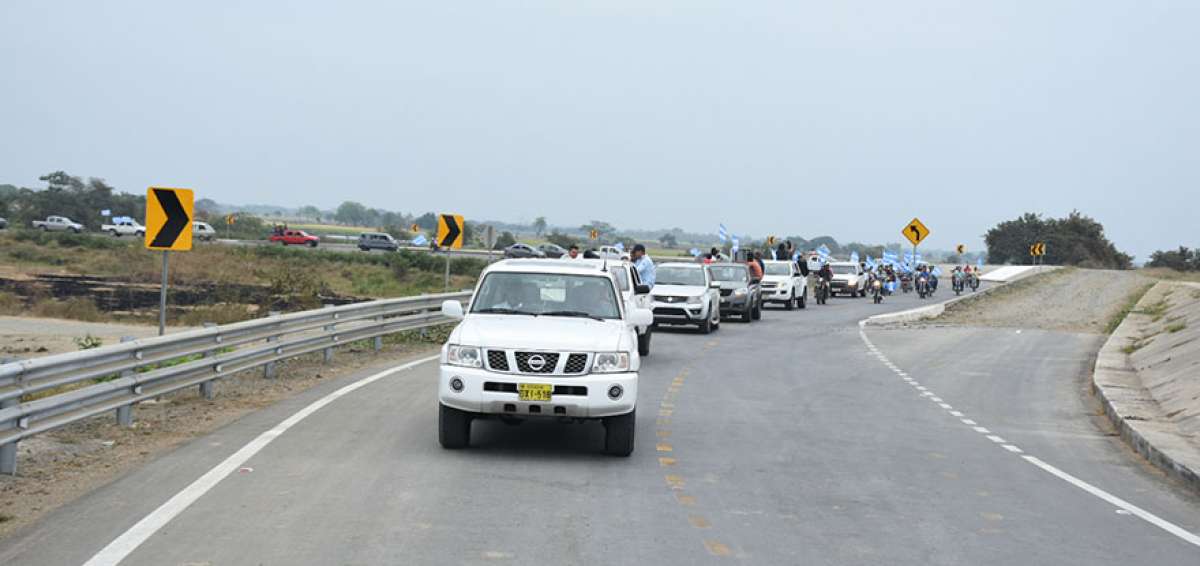 La nueva infraestructura vial, que tiene un costo de m&aacute;s de $ 5,4 millones, beneficiar&aacute; a los sectores productivos de esta zona de la provincia del Guayas.
