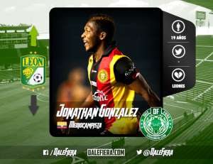 Jonathan Gonz&aacute;lez se pasa de un Le&oacute;n a otro en la Liga MX