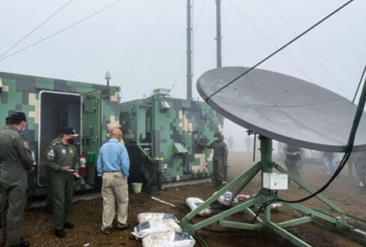 El radar de Montecristi fue destruido por explosivos de alto poder en noviembre de 2021.