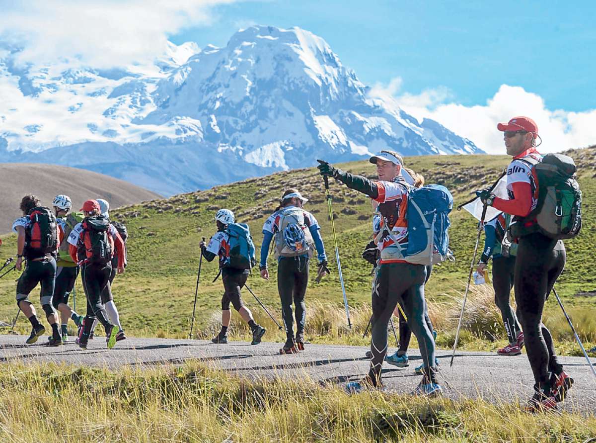 Uno de los trayectos en el Mundial de Aventura fue el Antisana. Foto: Santiago Aguirre / El Tel&eacute;grafo