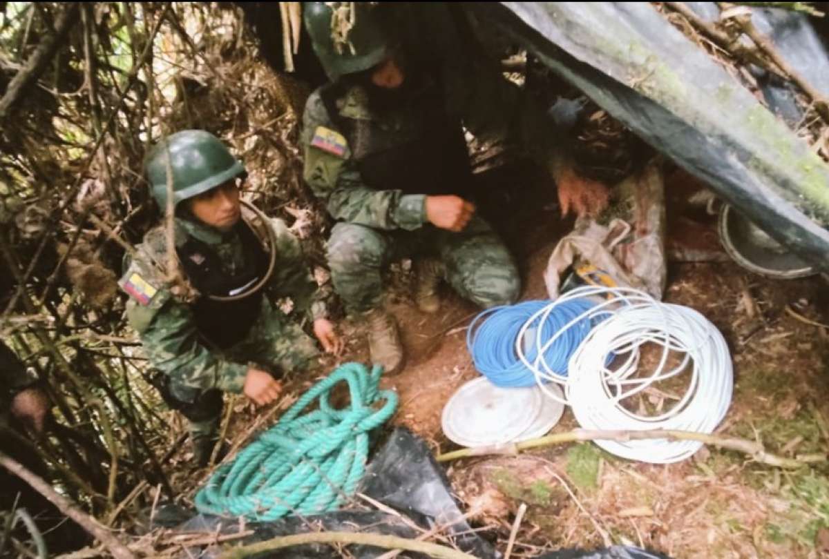Las Fuerzas Armadas encontraron otro asentamiento de minería ilegal