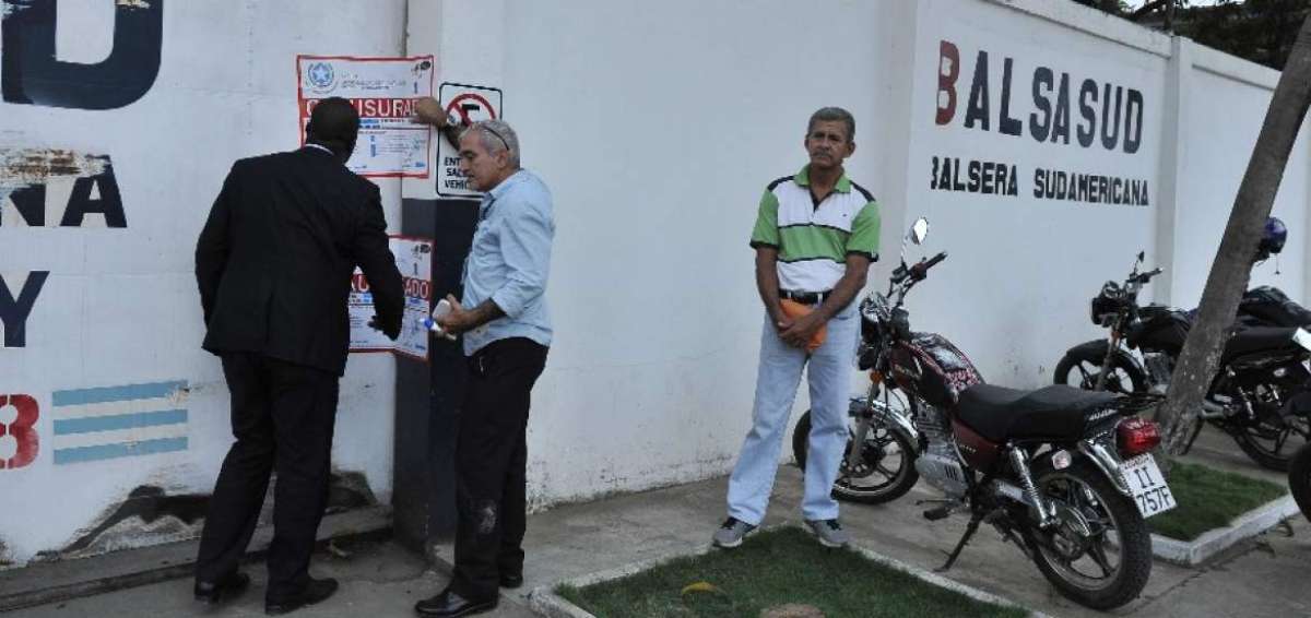Las autoridades ambientales del Municipio procedieron a clausurar la empresa Balsasud.
