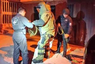 Las autoridades recibieron la alerta del artefacto explosivo este lunes, 06 de junio de 2023 
