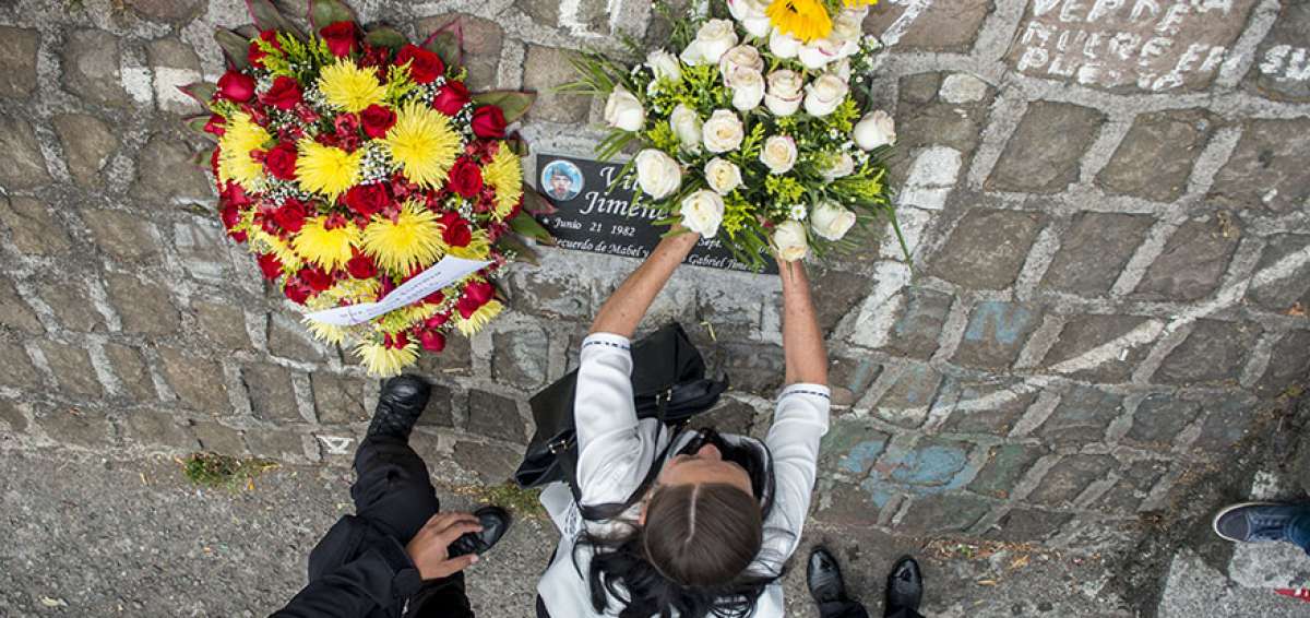 Hoy se cumplen ocho a&ntilde;os y seis meses de la muerte de Froil&aacute;n Jim&eacute;nez, en este sitio ubicado en los exteriores del Hospital de la Polic&iacute;a.