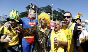 Entusiasmo y fiesta en el estadio Arena Corinthians