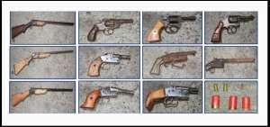 Dos hombres y una mujer fueron detenidos por tenencia de armas de fuego