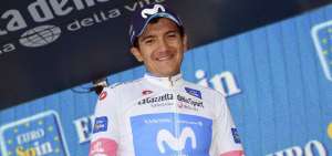 Richard Carapaz fue el mejor ciclista joven de la sexta etapa del Giro de Italia
