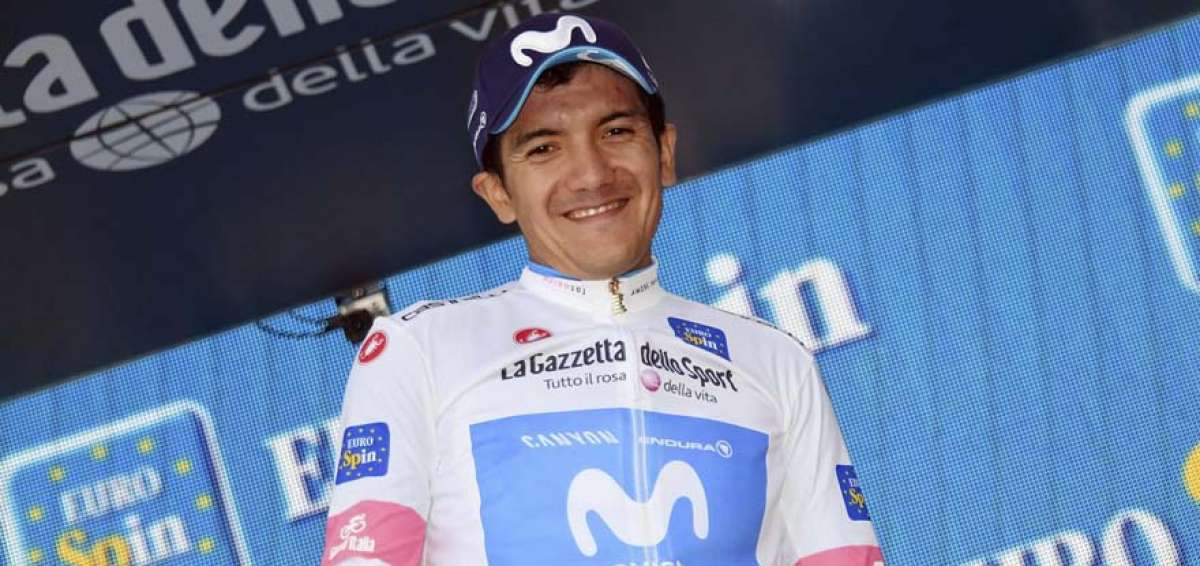 Richard Carapaz fue el mejor ciclista joven de la sexta etapa del Giro de Italia