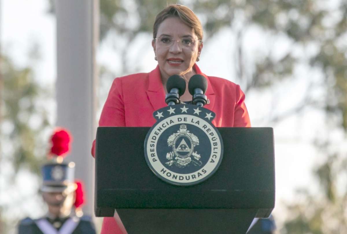 Fotografía de archivo de la presidenta de Honduras, Xiomara Castro.