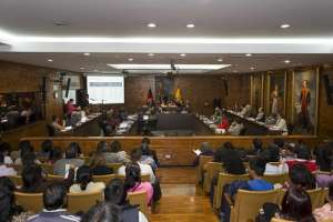 El Concejo Metropolitano no culmin&oacute; la sesi&oacute;n de an&aacute;lisis de los impuestos prediales. Foto: John Guevara/ EL TEL&Eacute;GRAFO