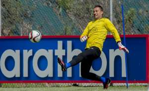 El portero Esteban Dreer, asegur&oacute; estar listo para ser titular con Ecuador. Foto: Fernando Sandoval / El Tel&eacute;grafo