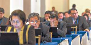Los abogados que deseen ingresar a la carrera judicial como jueces deben pasar pruebas te&oacute;ricas y pr&aacute;cticas. Foto: John Guevara / El Tel&eacute;grafo.