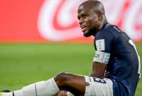 Énner Valencia se lesionó al final del compromiso entre Ecuador y Países Bajos. 