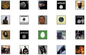 Los avatars m&aacute;s usados en las cuentas de Twitter de ISIS, seg&uacute;n el estudio. 