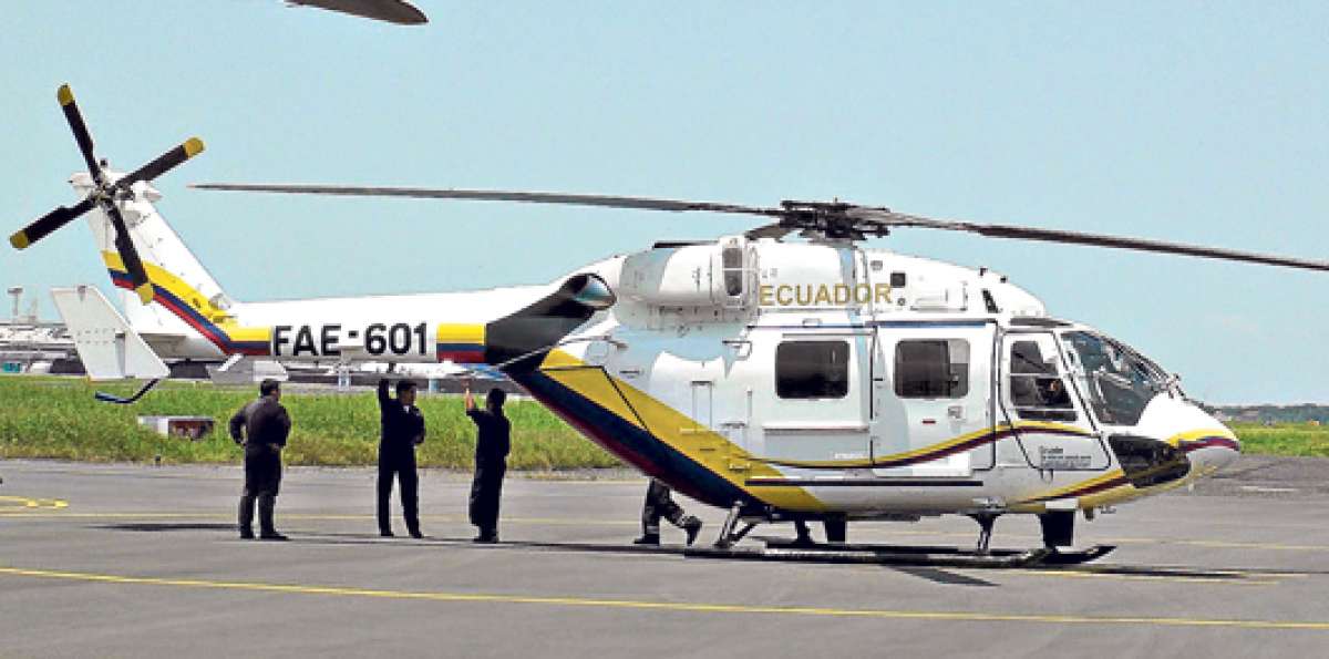 Uno de los helic&oacute;pteros Dhruv accidentado era el presidencial. El hecho ocurri&oacute; el a&ntilde;o pasado. Foto: ARCHIVO / EL TEL&Eacute;GRAFO