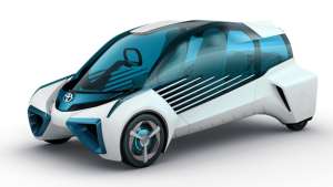 El Toyota FCV Plus es uno de los primeros veh&iacute;culos de hidr&oacute;geno con pilas de combustible en el mundo.