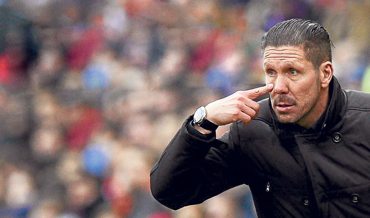 En solo media temporada, Diego Simeone cambi&oacute; radicalmente la mentalidad del Atl&eacute;tico de Madrid, que solo se reconoc&iacute;a por sus humillantes derrotas y por unos &uacute;ltimos campeonatos desastrosos. Foto: AFP