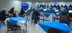 Los candidatos a la Defensor&iacute;a del Pueblo tuvieron una hora para resolver la prueba de 20 preguntas. cada una ten&iacute;a 3 opciones de respuesta.