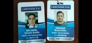 Credenciales falsas que portaba No&eacute; Salcedo cuando fue detenido. 