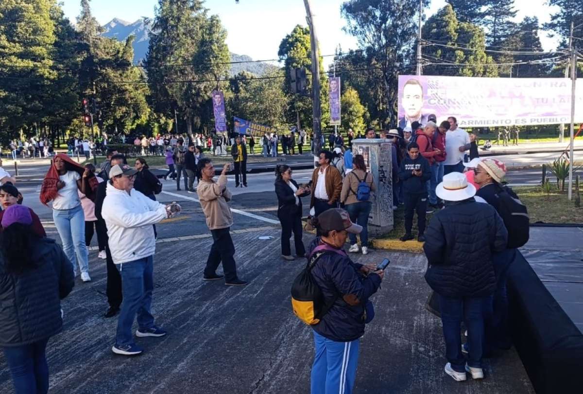 Cierres viales se registran en Quito por el Informe a la Naci&oacute;n. 