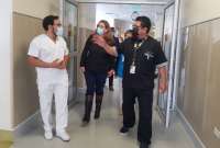 Ministerio de Salud constató el funcionamiento de varias áreas en el Hospital de Calderón
