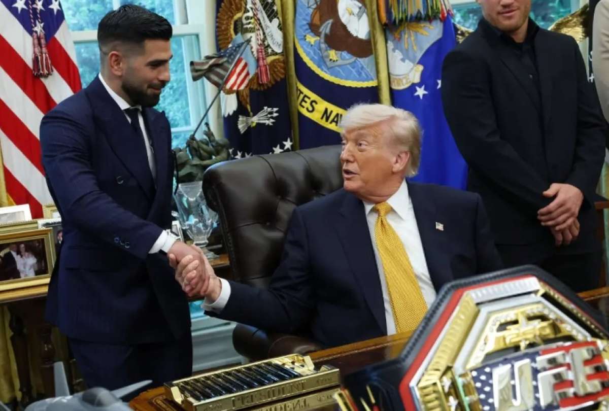 Ilia Topuria visit&oacute; Washington antes de su pr&oacute;xima pelea estelar en UFC.