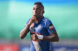 Miller Bola&ntilde;os destac&oacute; en el encuentro con 2 goles en menos de 3 minutos. Foto: Karly Torres / El Tel&eacute;grafo